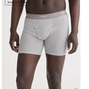 J.Crew Stretch 4" boxer briefs Heather Graphite Underwear Size M, XL NWT NIB NEW